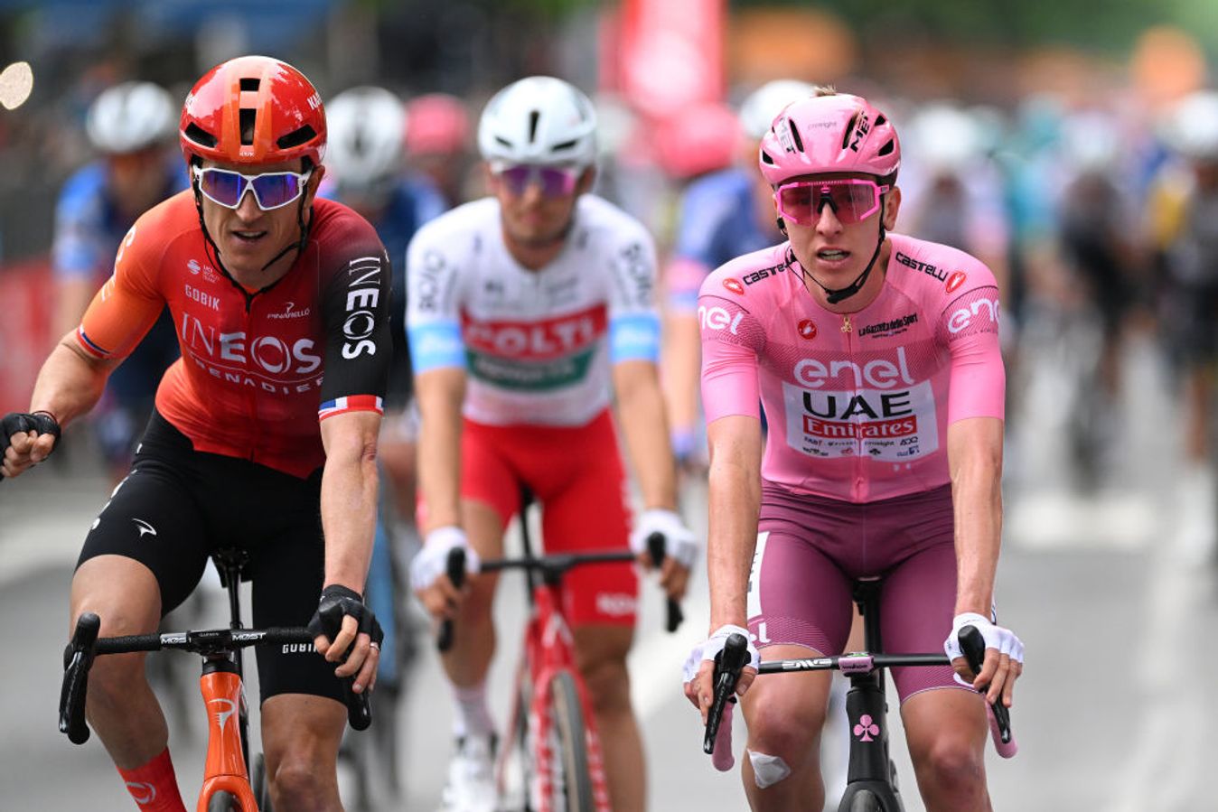 Geraint Thomas sits second on GC behind Tadej Pogačar at the Giro d'Italia