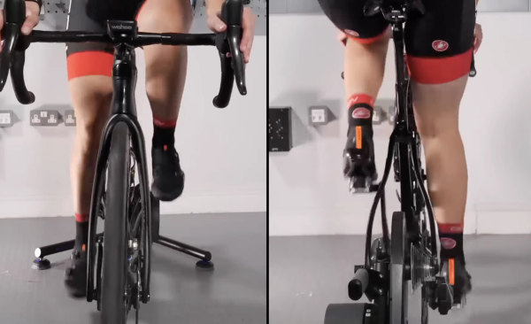 Capture different angles to make sure your pedalling motion is right