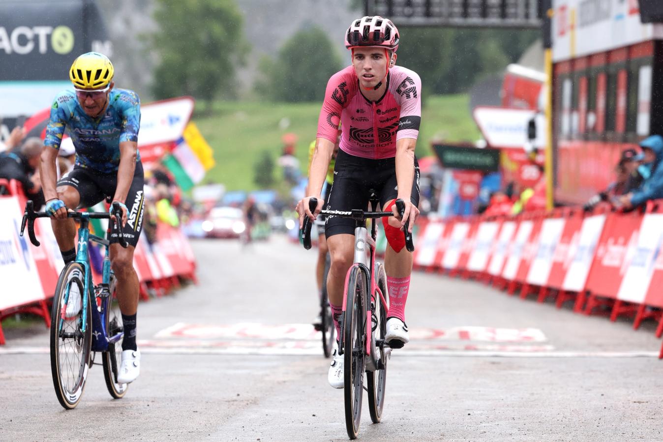 Sean Quinn got his first taste of the physical demands of three-week racing at this year's Vuelta a España