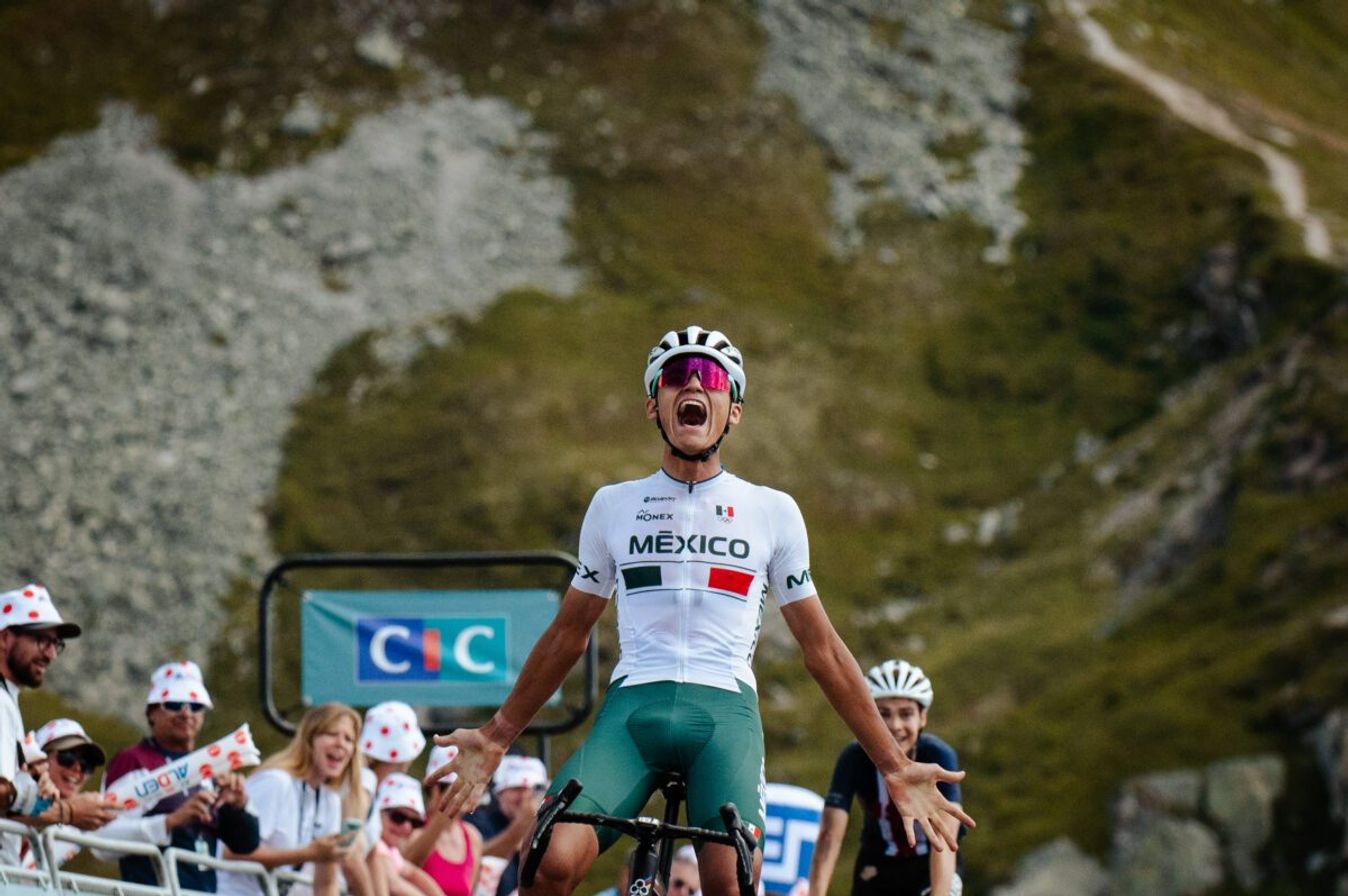 Isaac del Toro wins atop the Col de la Loze at the Tour de l'Avenir
