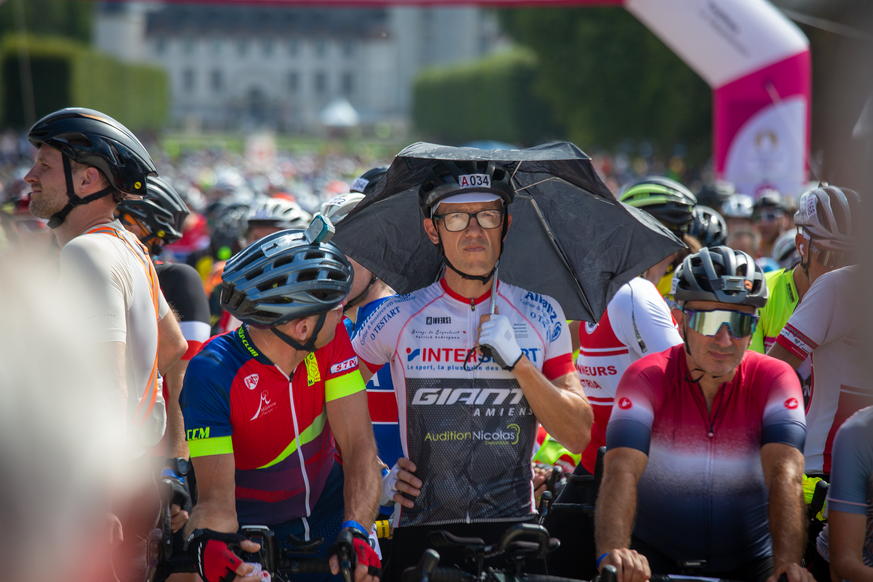 Thousands of riders depart from Rambouillet for Paris Brest Paris