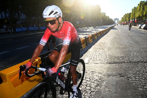 Nairo Quintana finished the Tour de France in sixth place in 2022 but had his result removed after testing positive for Tramadol