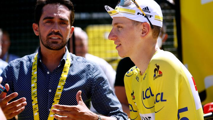 Former Tour de France winner Alberto Contador has some advice for Tadej Pogačar