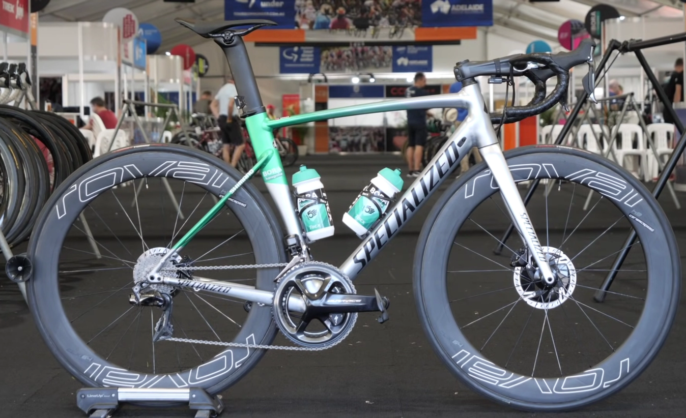 Peter Sagan rode the Specialized Allez in the 2019 Tour Down Under Classic Criterium
