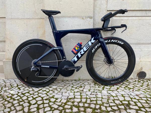 This will be Geoghegan Hart's first competition outing on Trek's Speed Concept TT bike