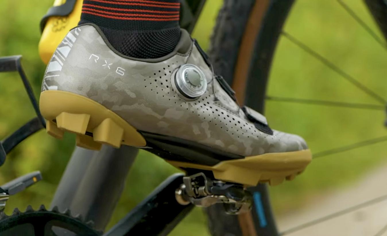 Clipping into mountain bike pedals is easy