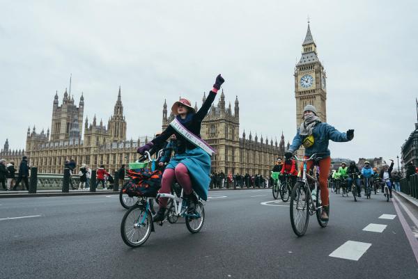The ride will pass London landmarks including the Mall and the West End
