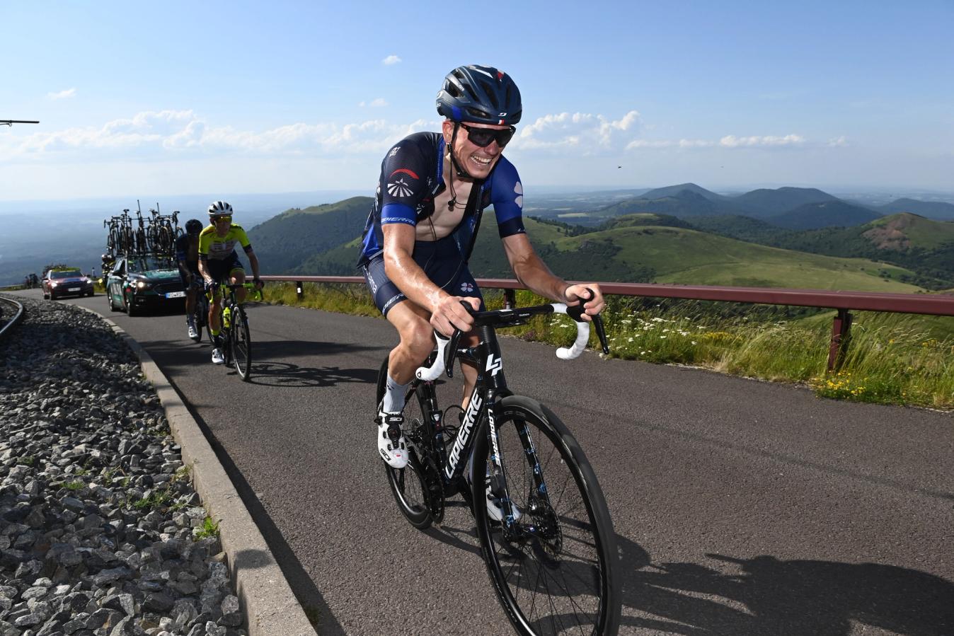 David Gaudu struggled again on the Puy de Dôme, to the disappointment of the French faithful