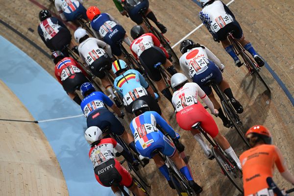 Track action at the UCI World Championships continued on Sunday evening.
