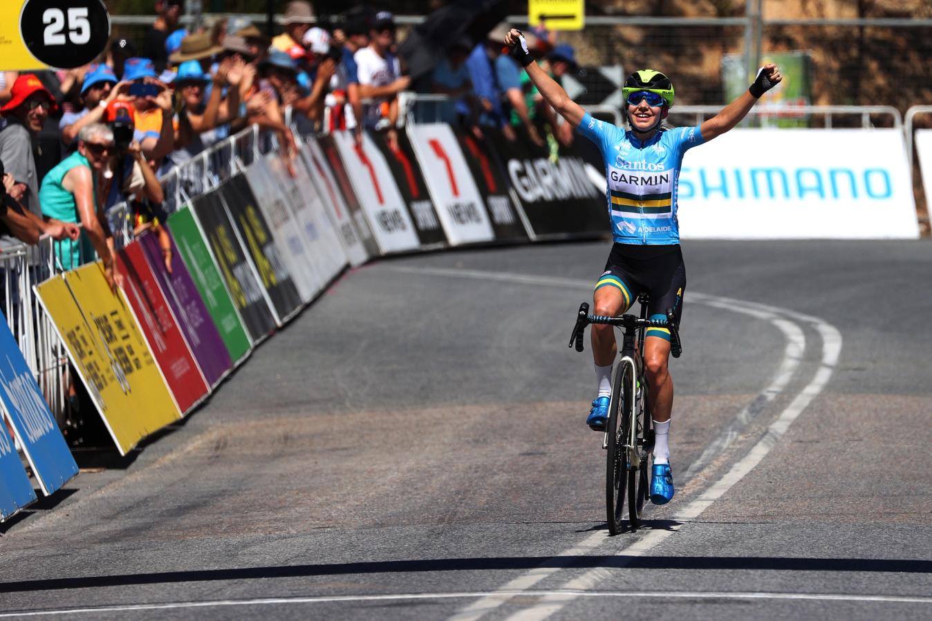 Sarah Gigante would love to emerge victorious atop Willunga Hill once more, three years on from her Santos Festival of Cycling performance 