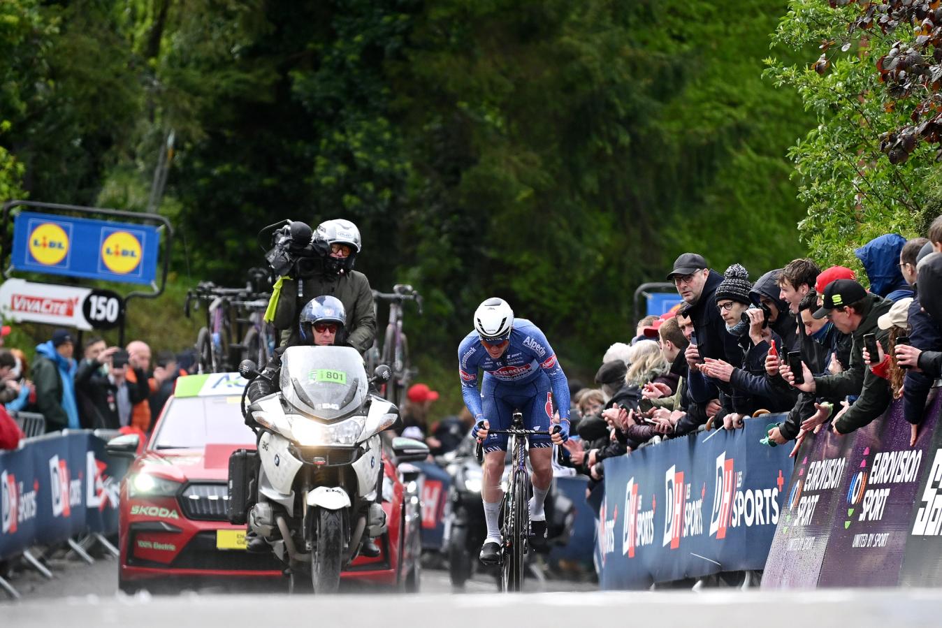 Søren Kragh Andersen produced the day's most valiant ride, attacking alone with a little under 60km to the finish