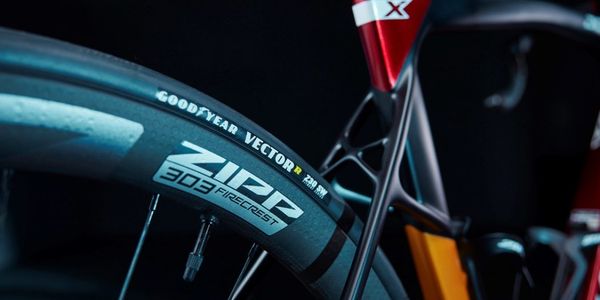 The new Goodyear Vector tyres are optimised for Zipp wheelsets
