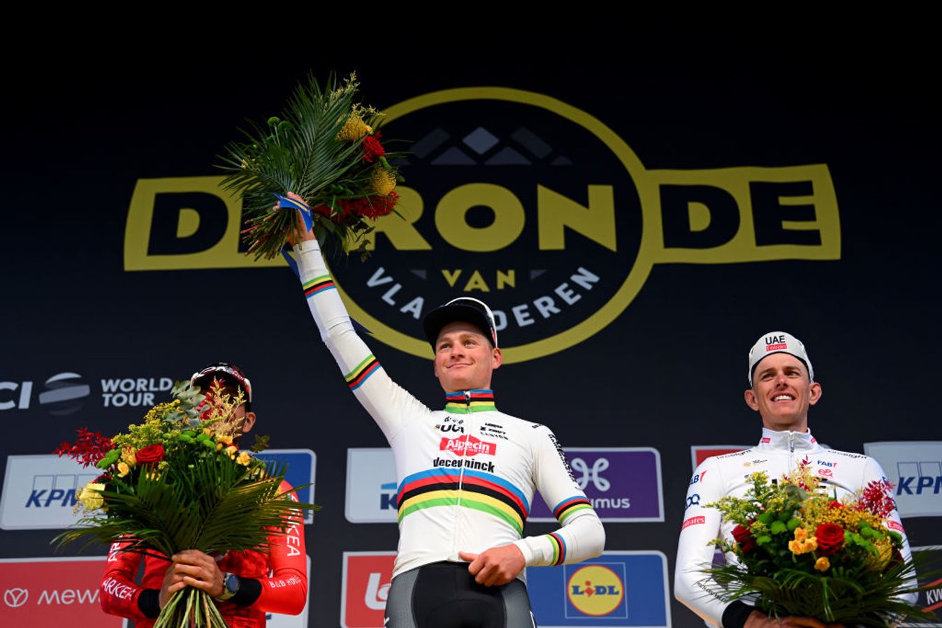 The Flanders podium