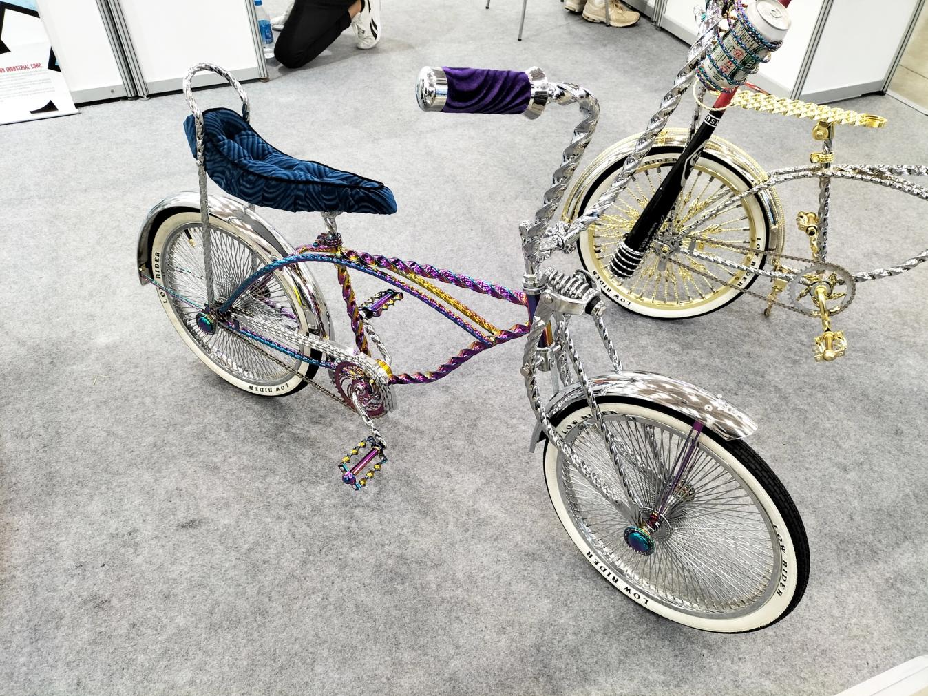 Multiple versions were on show of what must have been the most blinged-out bike at the Taipei Cycle Show in 2024