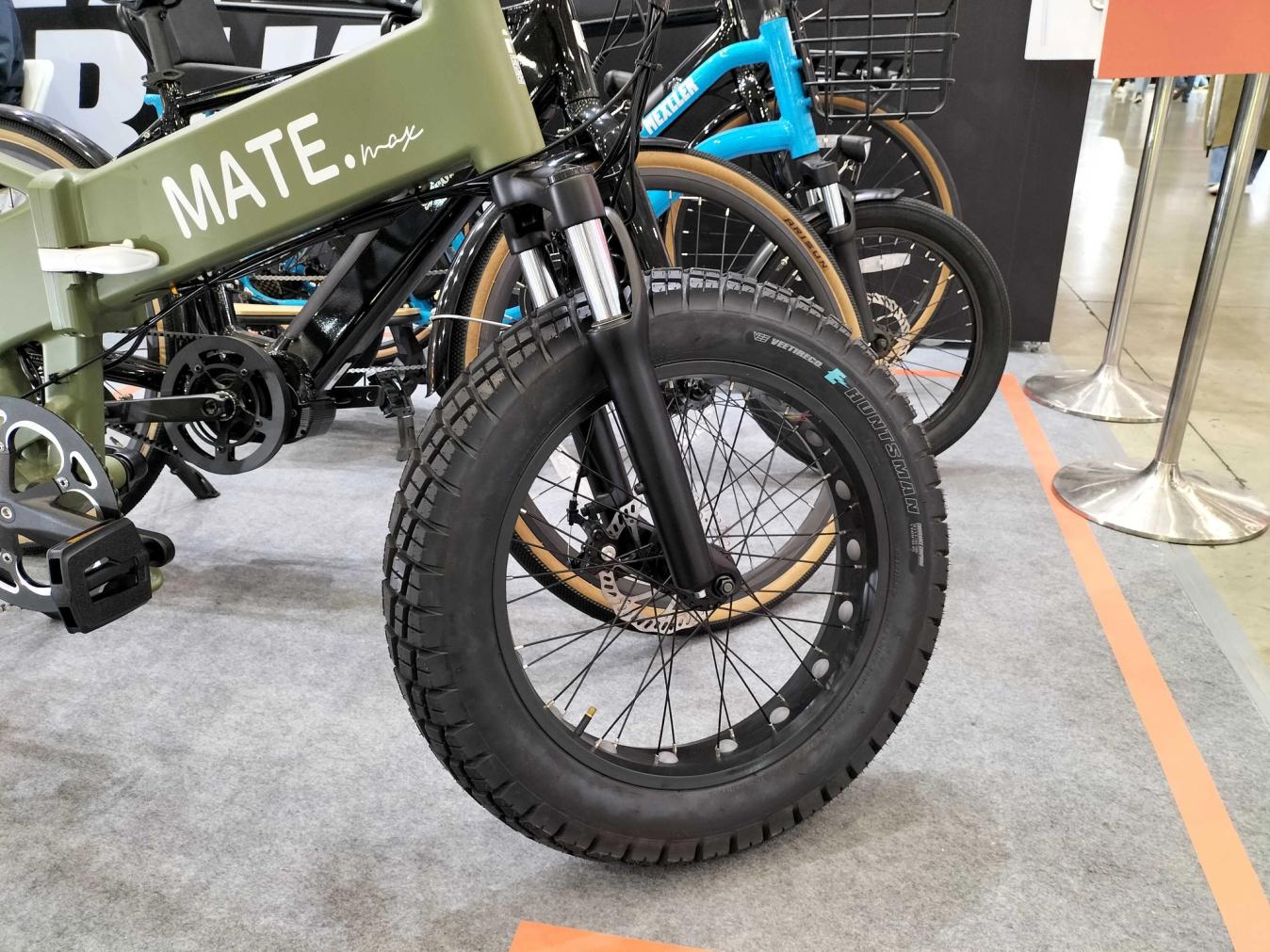 The MATE is built for off-road terrain with four-inch tyres