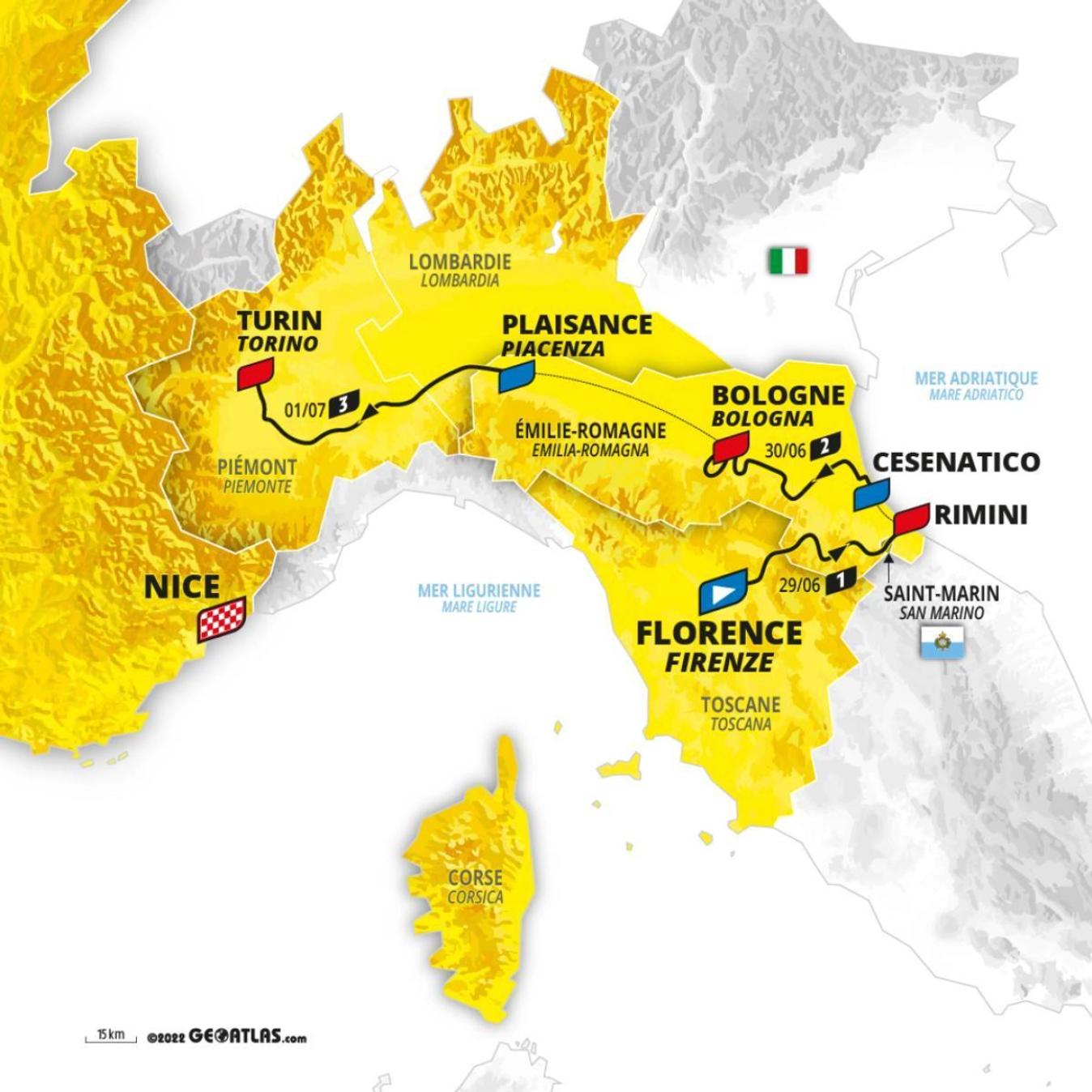 The opening stages of the 2024 Tour de France