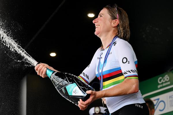 Annemiek van Vleuten (Movistar) has won three stages of the Giro d’Italia Donne so far, and looks set to secure her fourth overall title on Sunday