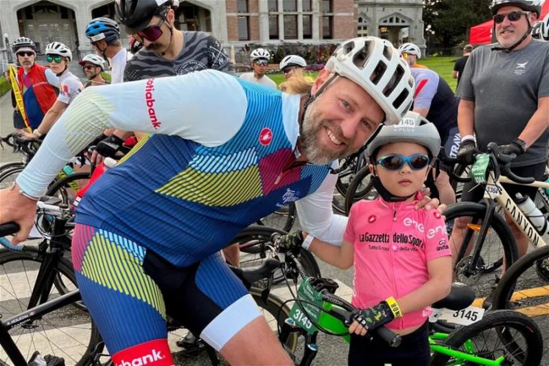 Five year old boy completes 60km cycling race GCN