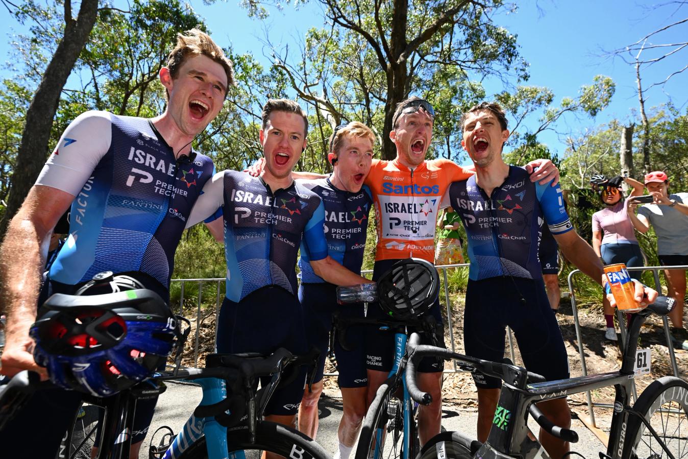 The mood was bouyant in the Israel-Premier Tech camp on Sunday, as they doubled their WorldTour win tally from 2023 in just a single day