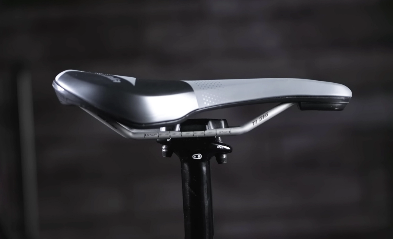 Curved saddles keep the rider planted in the same position