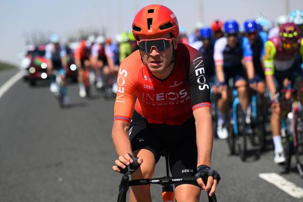 Tobias Foss made his debut for Ineos Grenadiers at the UAE Tour