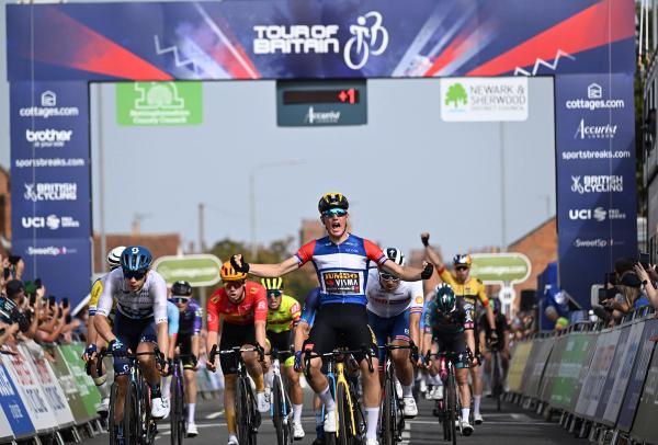 Olav Kooij wins his fourth stage of the Tour of Britain