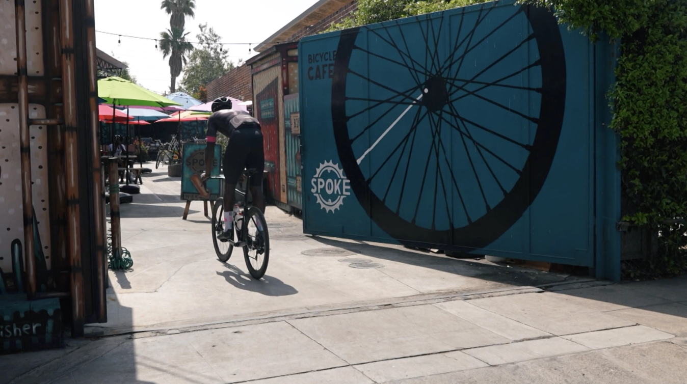 Dante Young stops in at Spoke