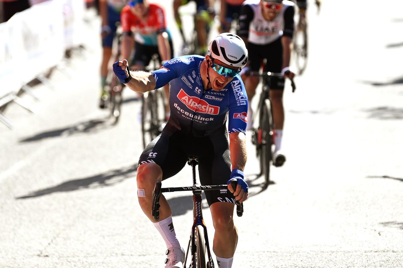 Groves celebrated taking his third Grand Tour victory with today's win at the Vuelta a España