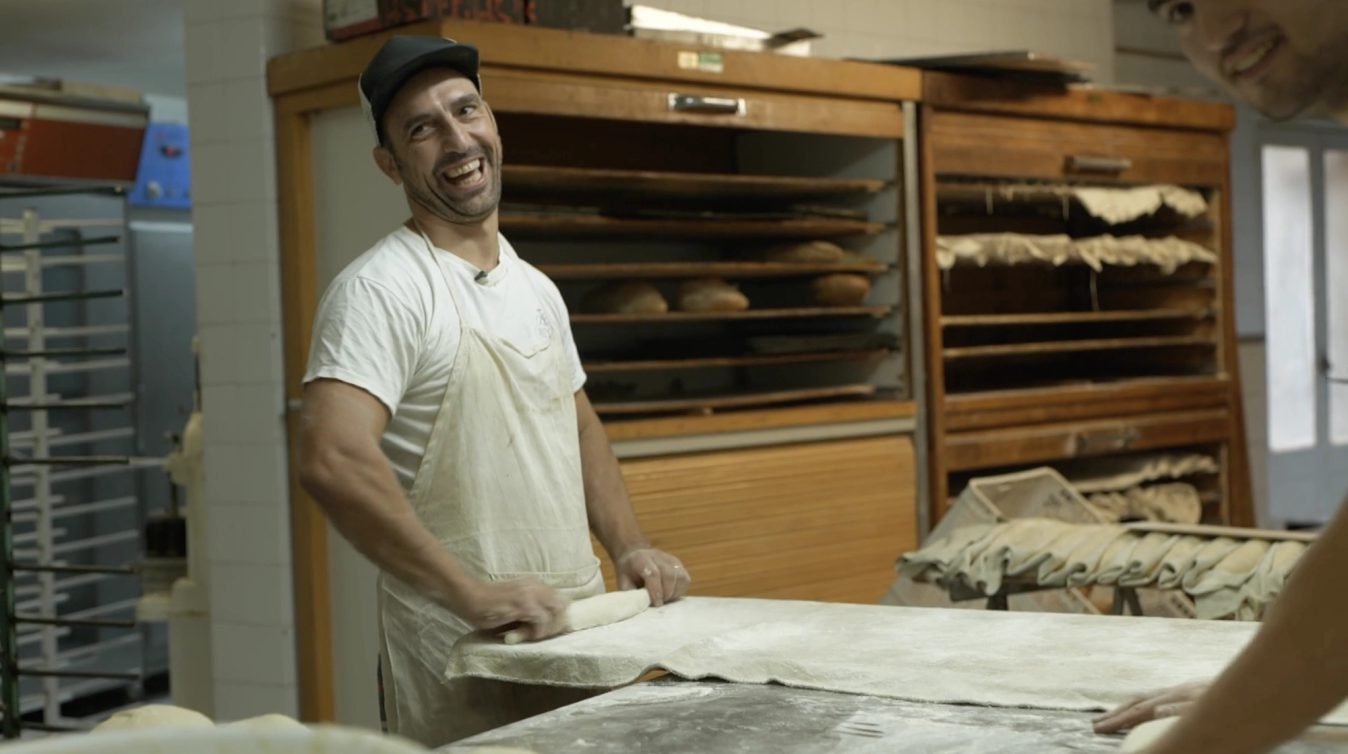 Vincente Reynes is as comfortable rolling dough as he is rolling turns