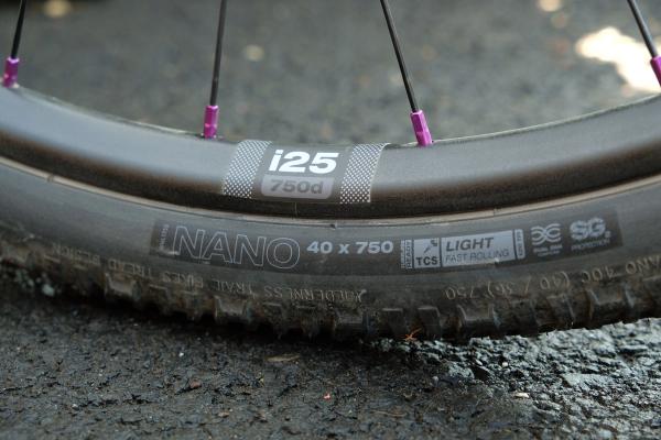 Moots have collaborated with WTB on this project to make a prototype 750d wheel and tyre combo