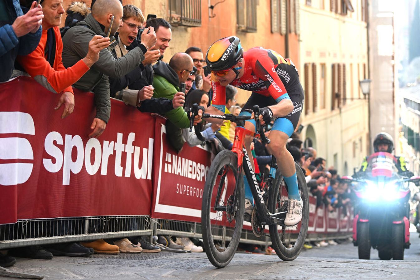 Matej Mahorič has had strong but not spectacular rides at Strade Bianche over the years