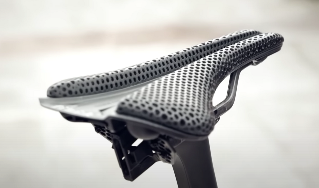 O'Connor's 3D, carbon-printed saddle.