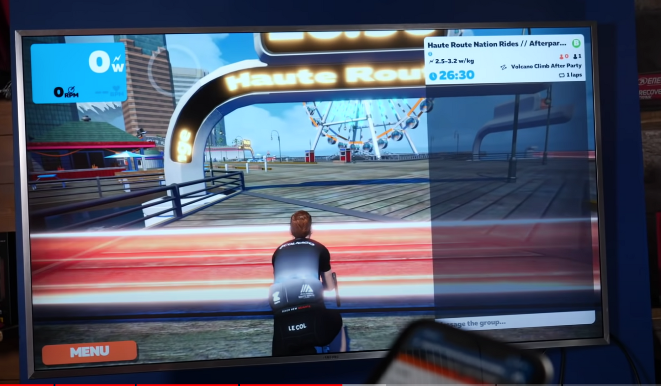 Zwift races are categorised so you should be matched against riders of similar fitness levels