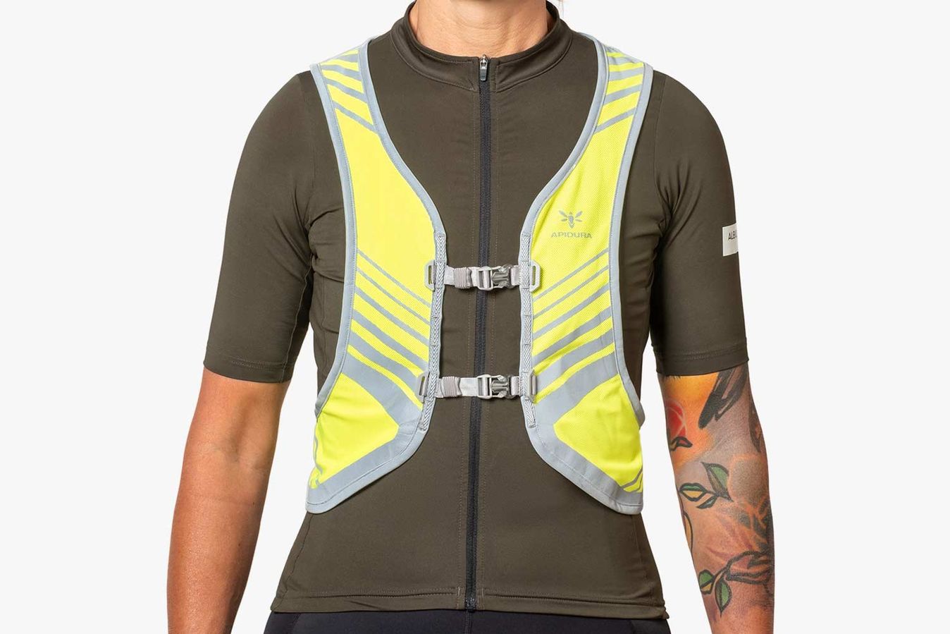 Adjustable straps allow for a bespoke fit that can accommodate being worn over a hydration vest 