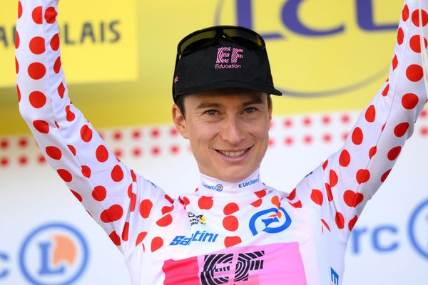 Neilson Powless (EF Education-EasyPost) at the 2023 Tour de France
