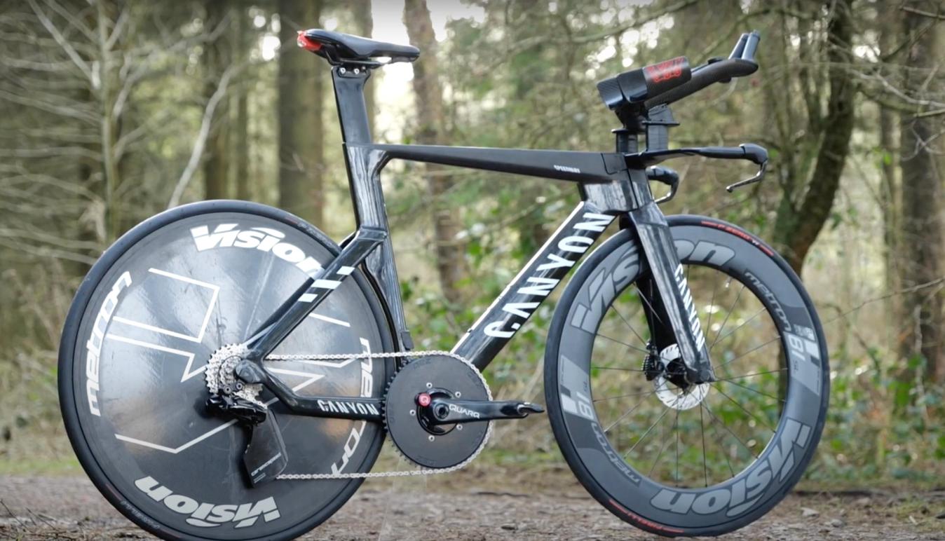 At the complete other end of the spectrum to the budget bike is this aero tuned speed weapon