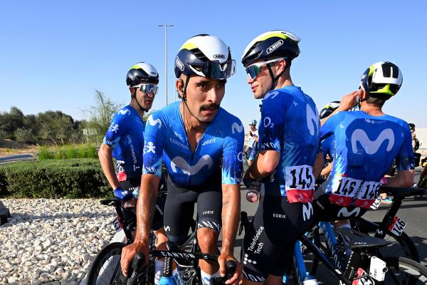 Fernando Gaviria is leading the charge in the sprints for Movistar this week