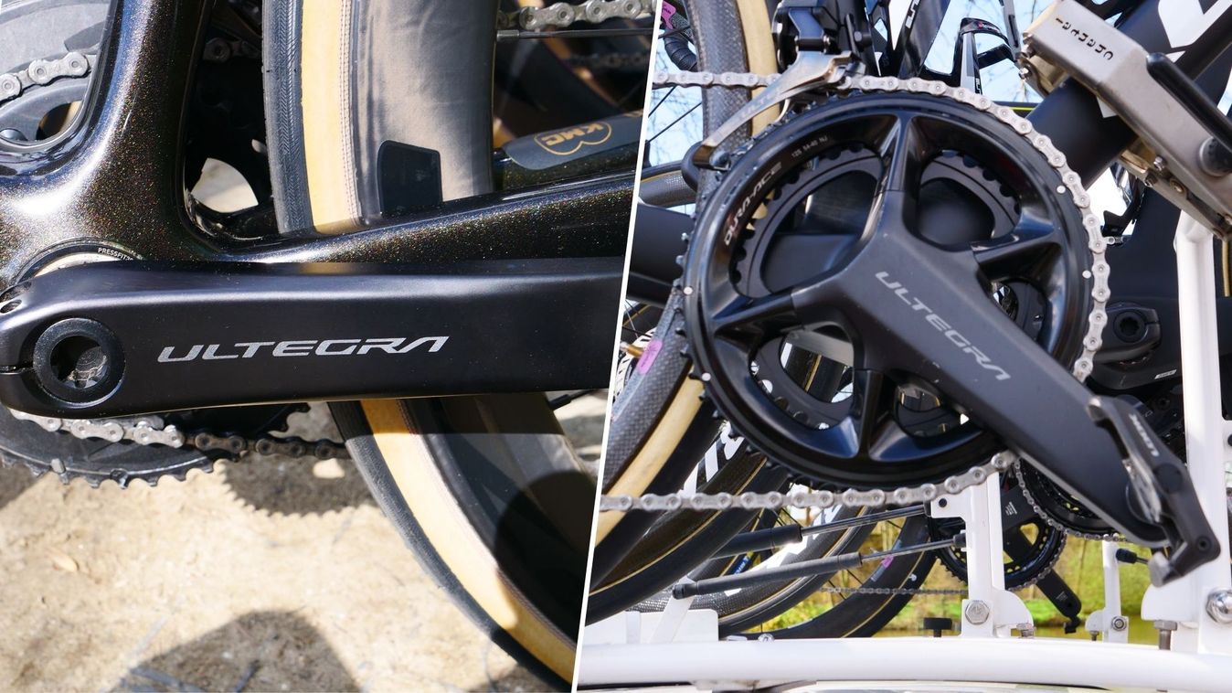 Ultegra was spotted being used by a selection of the women's teams