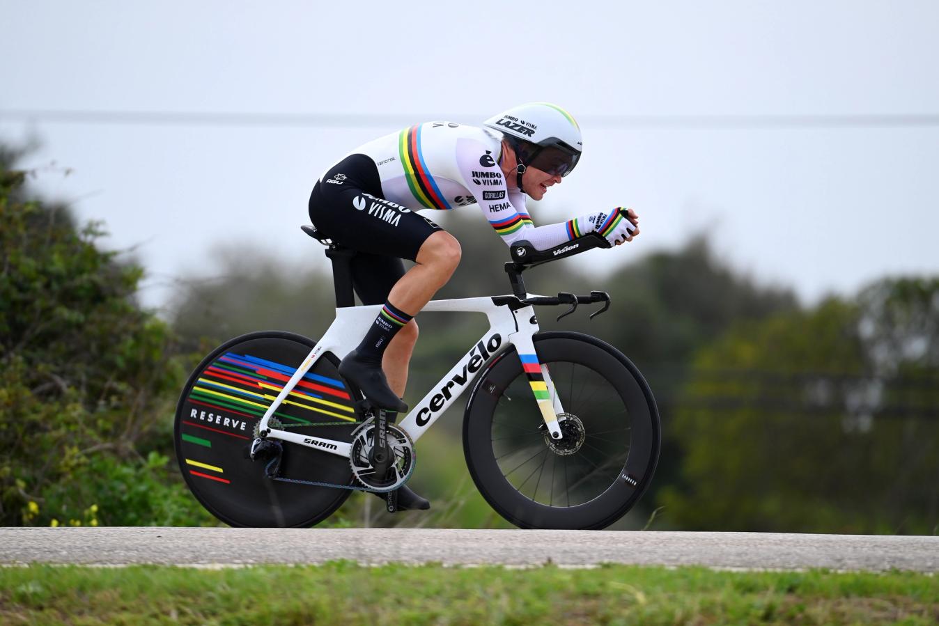 Tobias Foss did not enjoy a splendid year in the time trial rainbow bands