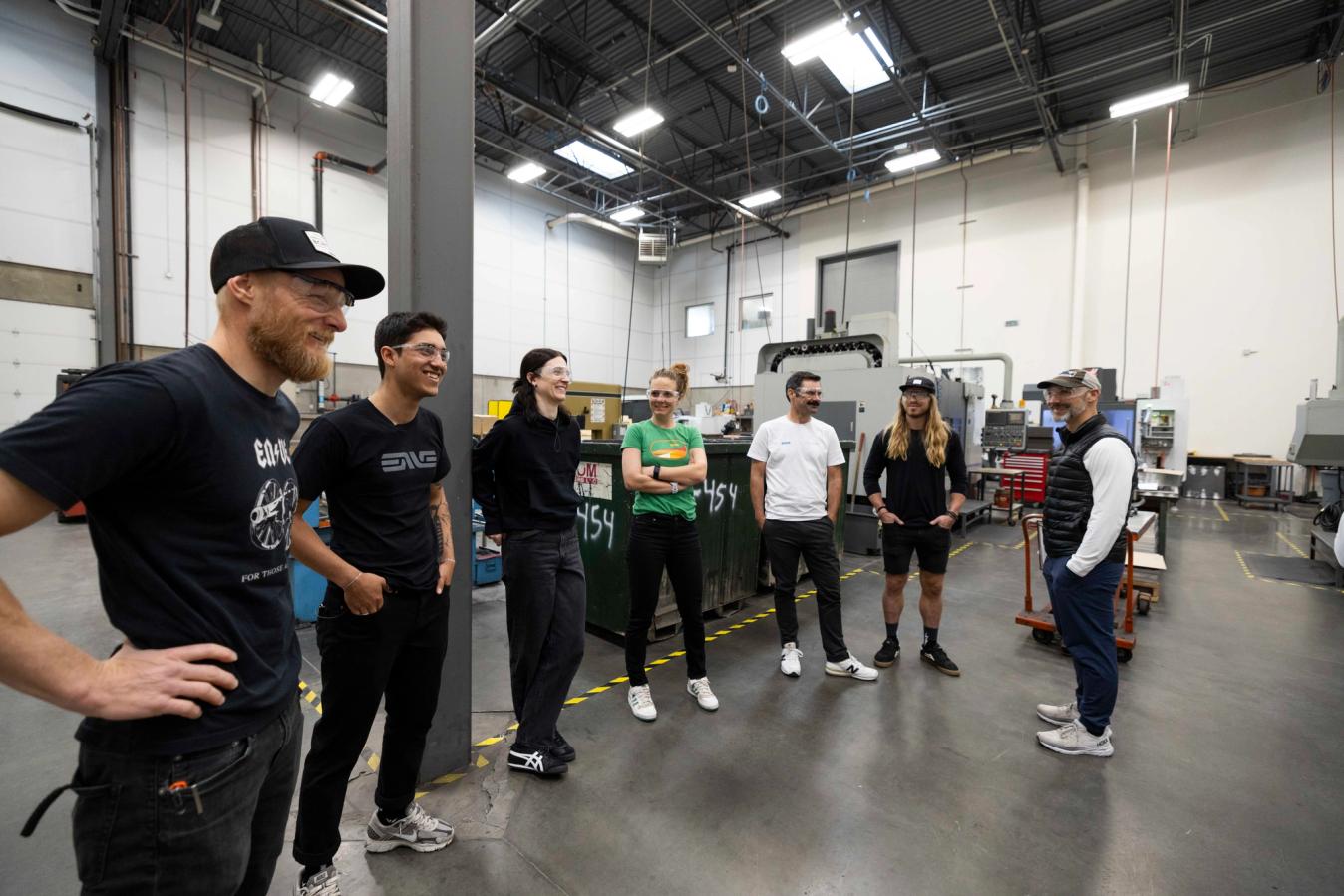 Part of the launch for the project was a tour of ENVE's headquarters in Ogden, Utah