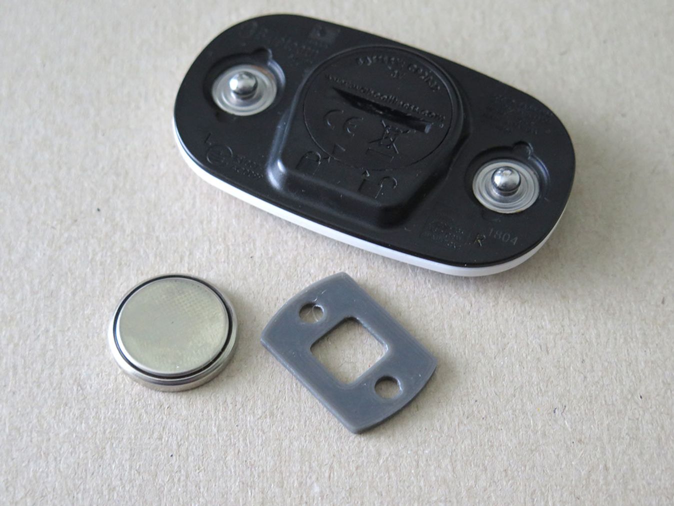 3D printed battery compartment tool for when you can't find a coin to open it