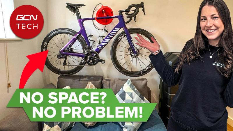 How to safely store a bike in a small space