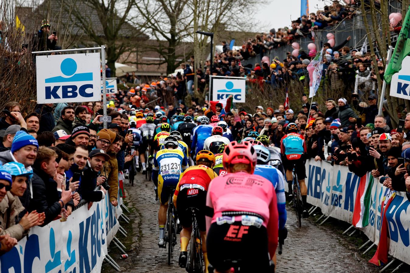 The Tour of Flanders always brings the crowds out