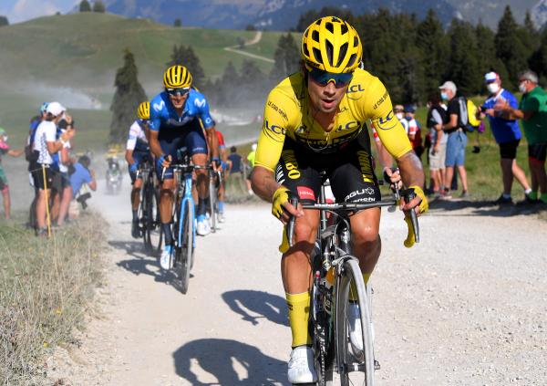 Primož Roglič wore the yellow jersey for much of the 2020 edition, but famously came up short on the penultimate stage
