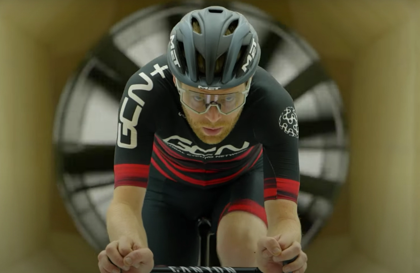 Ollie put aero fairings and base layers to the test in a wind tunnel