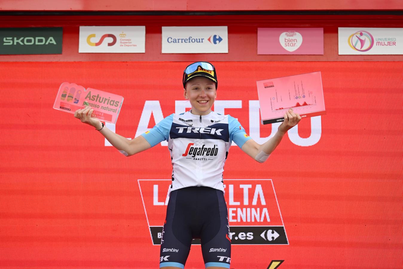 Gaia Realini was the breakout star of last year's Vuelta Femenina