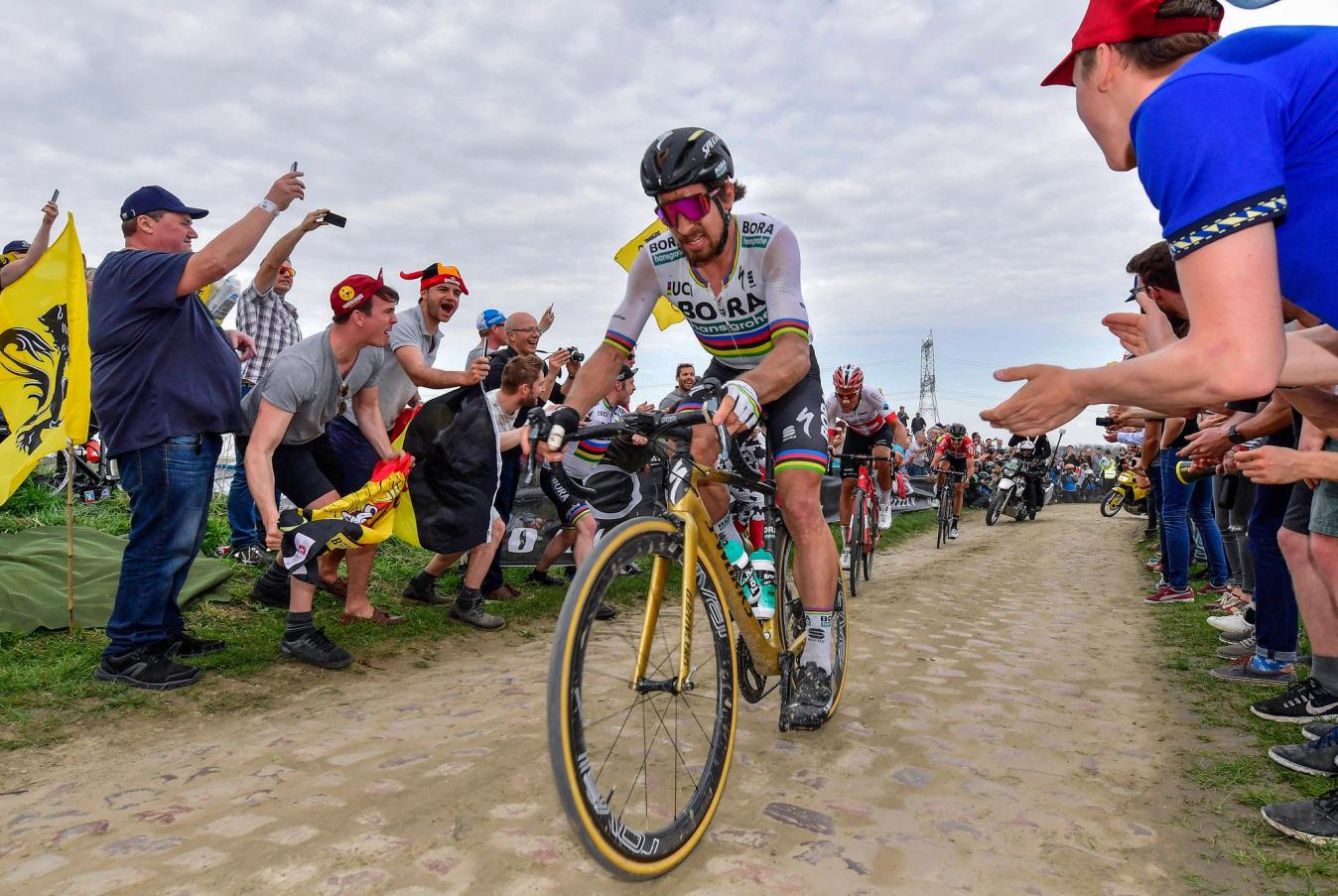 In his final year as world champion, Peter Sagan left the peloton in his wake to win Paris-Roubaix
