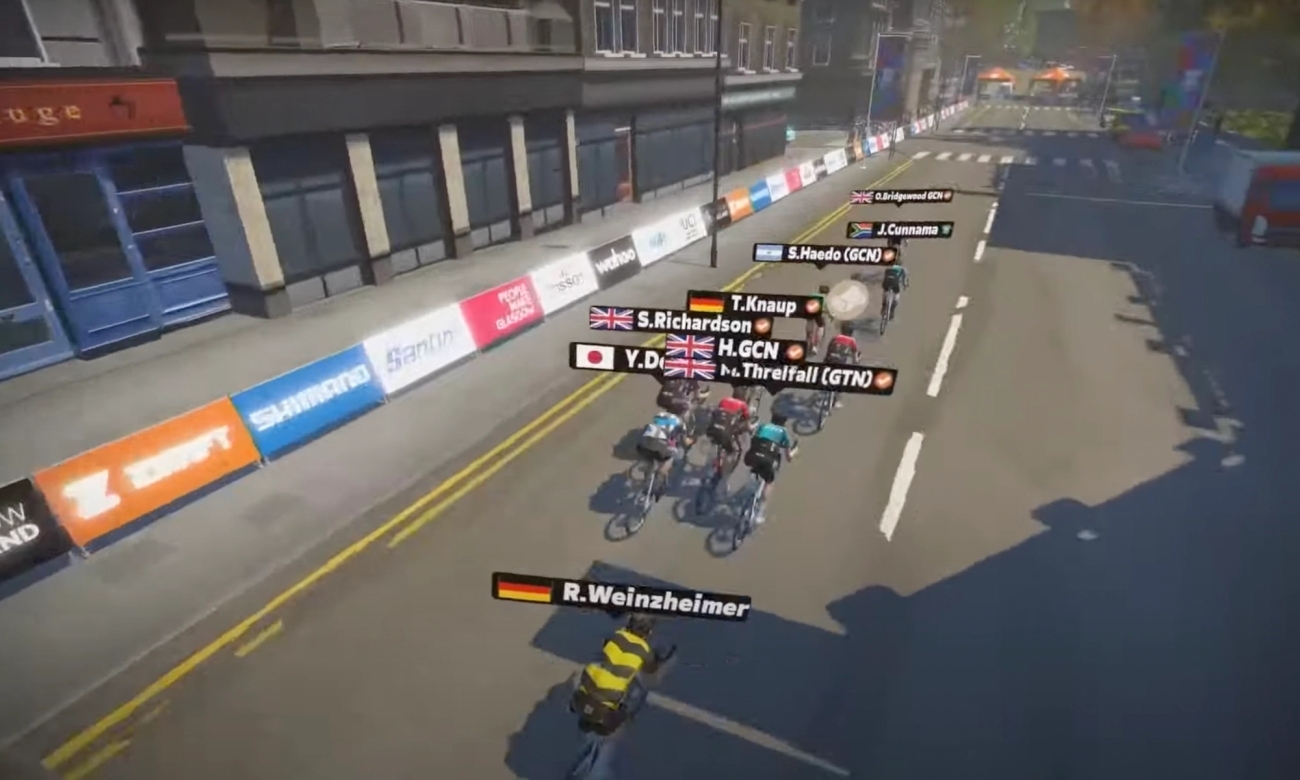 Using a platform like Zwift offers an engaging experience with real time racing and exiting 'worlds' to ride in