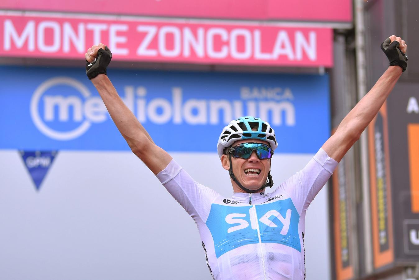 Chris Froome won on the Zoncolan in 2018