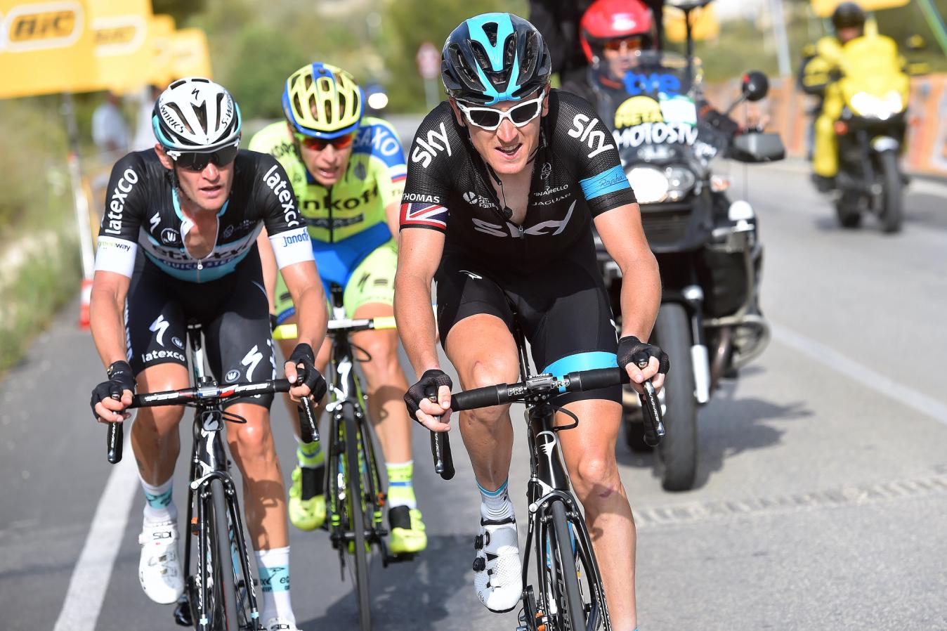 Geraint Thomas rode the 2015 Vuelta a España in support of Chris Froome, whose bid for the red jersey was curtailed by a crash